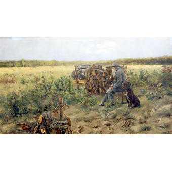 РЕПРОДУКЦИИ НА КАРТИНИ  На лов (1890)
